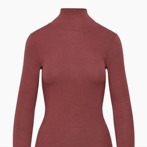 Wilfred Only turtleneck, chestnut/caramel brown, sz M